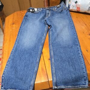 Nwt Silver Jean Co High Rise Straight Fit Blue Jeans Sz 30x30